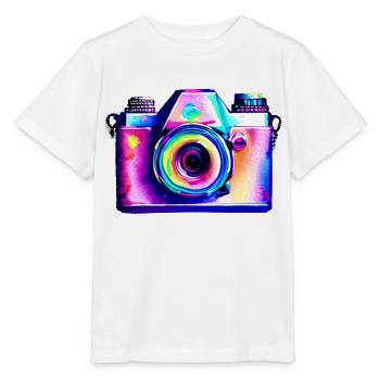 Photographe drôle Photographier Photographes Photographes - T-shirt bio MINI CREATOR Stanley/Stella Enfant - blanc - Devant - Maike (125cm)