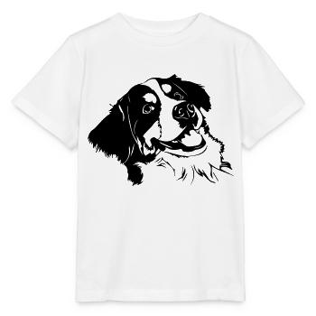 Dog Hund - Stanley/Stella Kinder T-Shirt MINI CREATOR  - Weiß - Vorne - Maike (125cm)