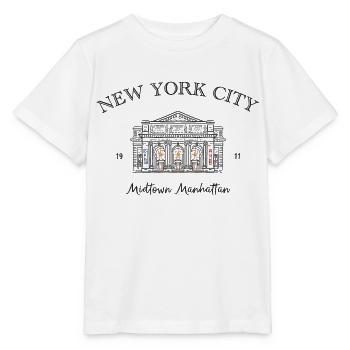 New York City, Manhattan Midtown, USA - Stanley/Stella Kinder T-Shirt MINI CREATOR  - Weiß - Vorne - Maike (125cm)