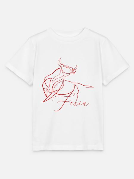 Feria-Strichzeichnungen - Stanley/Stella Kinder T-Shirt MINI CREATOR - Weiß