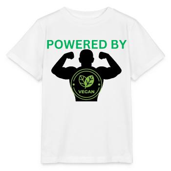 Veganer Stil mit Herz: Einzigartiges Design - Stanley/Stella Kinder T-Shirt MINI CREATOR  - Weiß - Vorne - Maike (125cm)