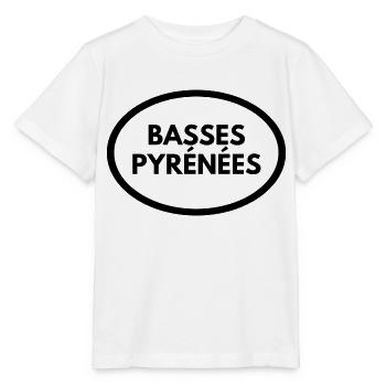 basses pyrénées - T-shirt bio MINI CREATOR Stanley/Stella Enfant - blanc - Devant - Maike (125cm)