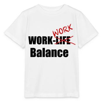Work-work balance - Stanley/Stella MINI CREATOR Kids’ T-Shirt - white - Front - Maike (125cm)