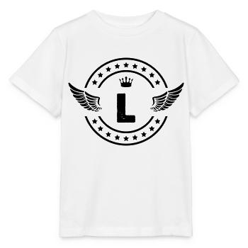 Armoiries L - T-shirt bio MINI CREATOR Stanley/Stella Enfant - blanc - Devant - Maike (125cm)