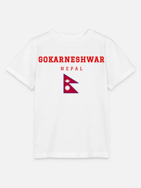 Gokarneshwar Nepal - Stanley/Stella Kinder T-Shirt MINI CREATOR  - Weiß