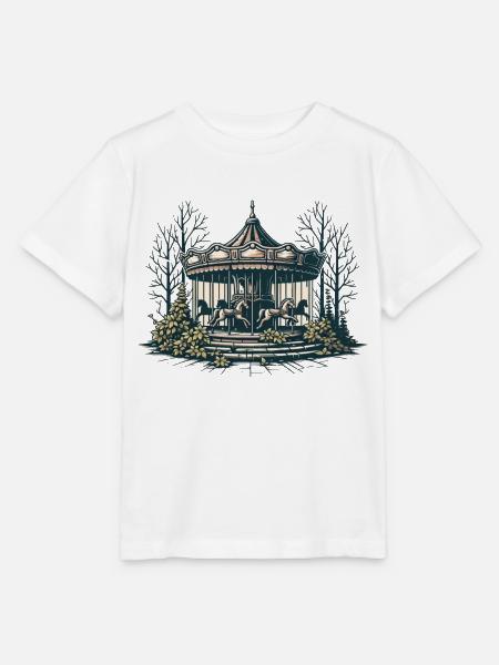 Verlassenes Kinderkarussell - Stanley/Stella Kinder T-Shirt MINI CREATOR - Weiß