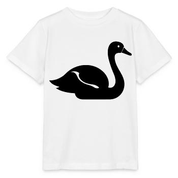 Cygne - T-shirt bio MINI CREATOR Stanley/Stella Enfant - blanc - Devant - Maike (125cm)