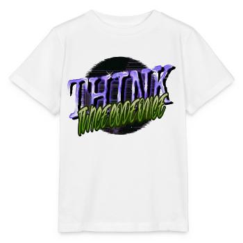 Programmation informatique d’administration - T-shirt bio MINI CREATOR Stanley/Stella Enfant - blanc - Devant - Maike (125cm)