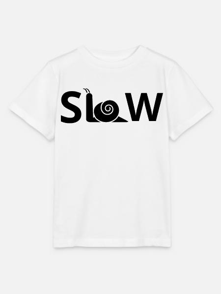 Langsame Schnecke - Stanley/Stella Kinder T-Shirt MINI CREATOR - Weiß
