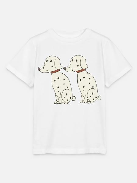 dalmatiner doppelt - Stanley/Stella Kinder T-Shirt MINI CREATOR - Weiß