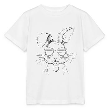 Lapin drôle lapin mignon lapin cadeau - T-shirt bio MINI CREATOR Stanley/Stella Enfant - blanc - Devant - Maike (125cm)
