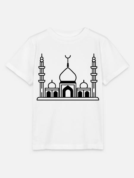 Moschee - Stanley/Stella Kinder T-Shirt MINI CREATOR  - Weiß