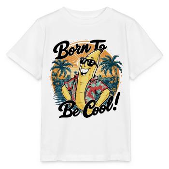 Lustige Banane mit Spruch für den Urlaub - Stanley/Stella Kinder T-Shirt MINI CREATOR  - Weiß - Vorne - Maike (125cm)
