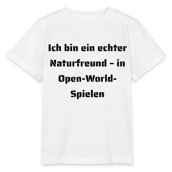 Typisch-Gamer - Stanley/Stella Kinder T-Shirt MINI CREATOR  - Weiß - Vorne - Maike (125cm)
