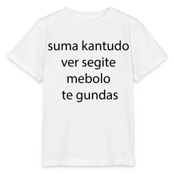 suma kantudo - Stanley/Stella Kinder T-Shirt MINI CREATOR  - Weiß - Vorne - Maike (125cm)