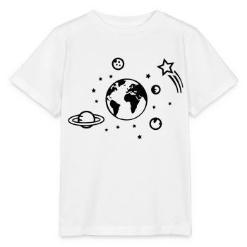Univers 01 - T-shirt bio MINI CREATOR Stanley/Stella Enfant - blanc - Devant - Maike (125cm)