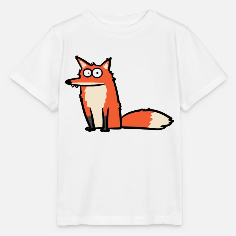 Renard frustré - T-shirt bio MINI CREATOR Stanley/Stella Enfant - blanc