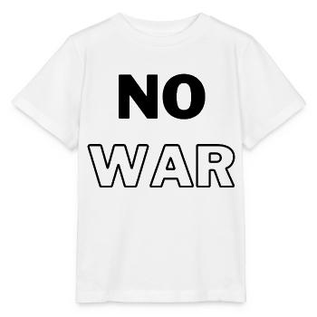 No WAR - Stanley/Stella Kinder T-Shirt MINI CREATOR  - Weiß - Vorne - Maike (125cm)