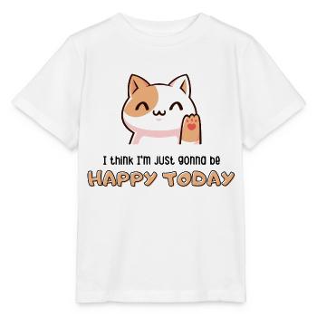 Happy Today - Stanley/Stella MINI CREATOR Kids’ T-Shirt - white - Front - Maike (125cm)