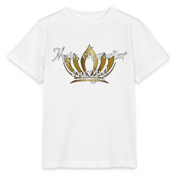 Main character energy - Stanley/Stella Kinder T-Shirt MINI CREATOR  - Weiß - Vorne - Maike (125cm)