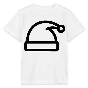 bonnet de noel - T-shirt bio MINI CREATOR Stanley/Stella Enfant - blanc - Devant - Maike (125cm)