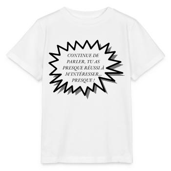 Phrases humoristique - T-shirt bio MINI CREATOR Stanley/Stella Enfant - blanc - Devant - Maike (125cm)