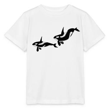 Orcas - Stanley/Stella MINI CREATOR Kids’ T-Shirt - white - Front - Maike (125cm)