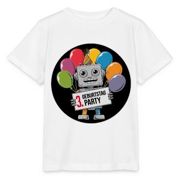 Ich bin 3 Jahre dritter Geburtstag Astronaut - Stanley/Stella Kinder T-Shirt MINI CREATOR  - Weiß - Vorne - Maike (125cm)