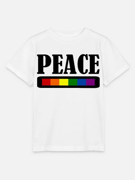 Peace Peacezeichen - Stanley/Stella Kinder T-Shirt MINI CREATOR - Weiß