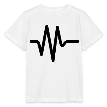 Heartbeat - Stanley/Stella MINI CREATOR Kids’ T-Shirt - white - Front - Maike (125cm)
