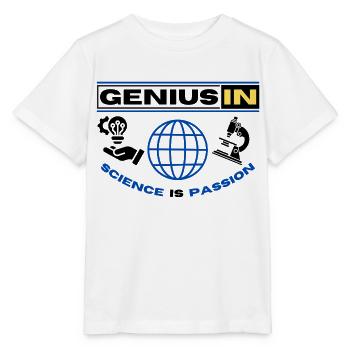 LE GÉNIE EN - T-shirt bio MINI CREATOR Stanley/Stella Enfant - blanc - Devant - Maike (125cm)