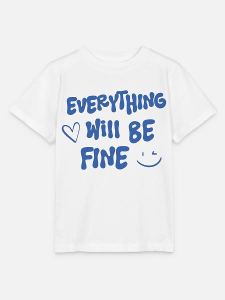 Alles wird gut - Spruch - Stanley/Stella Kinder T-Shirt MINI CREATOR - Weiß