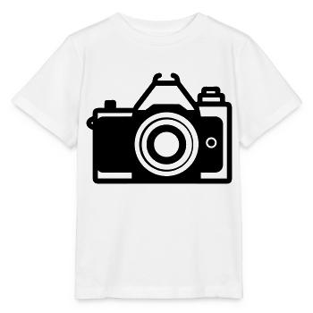 Kamera - Stanley/Stella Kinder T-Shirt MINI CREATOR  - Weiß - Vorne - Maike (125cm)