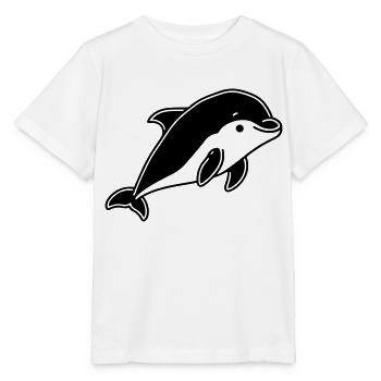 dauphin - T-shirt bio MINI CREATOR Stanley/Stella Enfant - blanc - Devant - Maike (125cm)