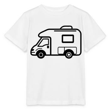 Wohnmobil - Stanley/Stella Kinder T-Shirt MINI CREATOR  - Weiß - Vorne - Maike (125cm)