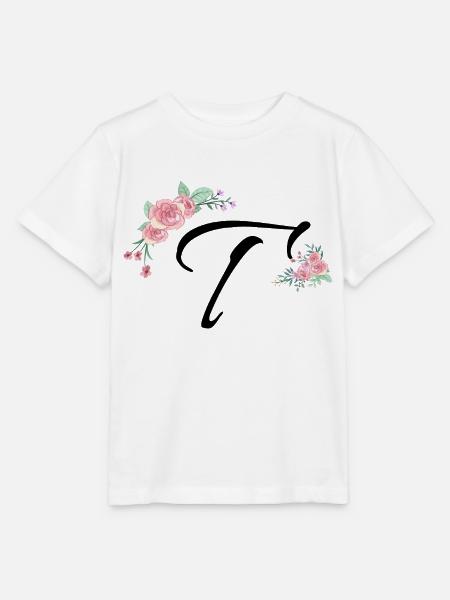 Brief und Blumen - Stanley/Stella Kinder T-Shirt MINI CREATOR  - Weiß