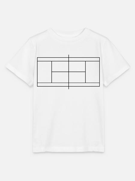 Tennisplatz Doppel - Stanley/Stella Kinder T-Shirt MINI CREATOR - Weiß