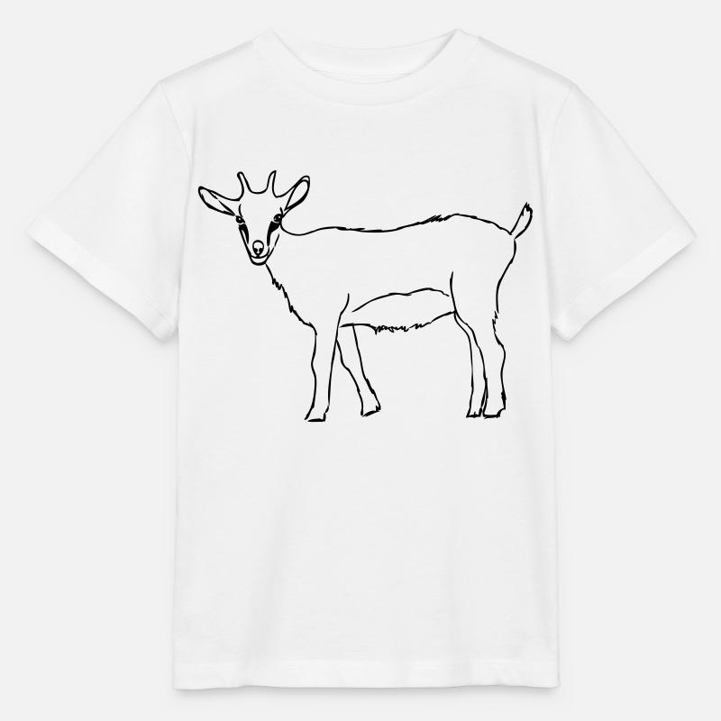 Ziege - Stanley/Stella Kinder T-Shirt MINI CREATOR  - Weiß