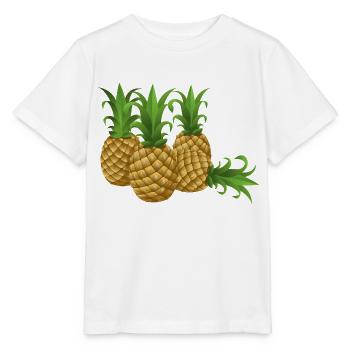 Ananas - Stanley/Stella Kinder T-Shirt MINI CREATOR  - Weiß - Vorne - Maike (125cm)