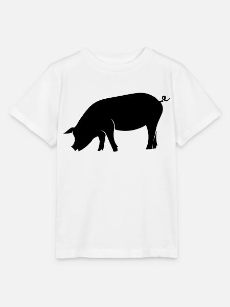 Schwein - Stanley/Stella Kinder T-Shirt MINI CREATOR - Weiß
