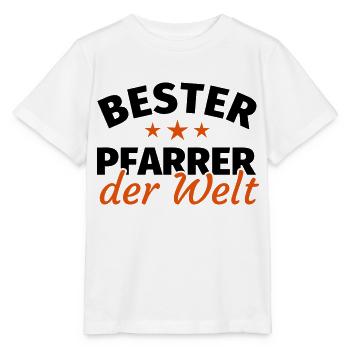 Geschenk Pfarrer - Stanley/Stella Kinder T-Shirt MINI CREATOR  - Weiß - Vorne - Maike (125cm)