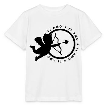 ti amo - amor - Stanley/Stella Kinder T-Shirt MINI CREATOR  - Weiß - Vorne - Maike (125cm)