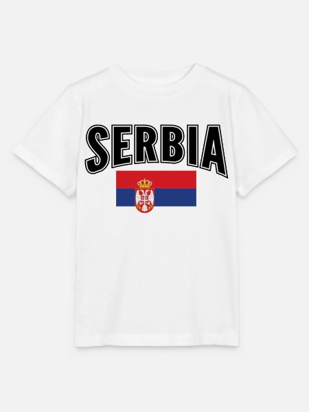 Serbien - Stanley/Stella Kinder T-Shirt MINI CREATOR - Weiß