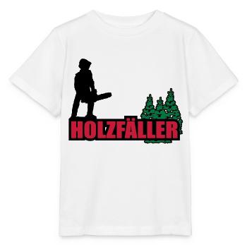 holzfäller - Stanley/Stella Kinder T-Shirt MINI CREATOR  - Weiß - Vorne - Maike (125cm)