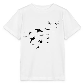 birds - T-shirt bio MINI CREATOR Stanley/Stella Enfant - blanc - Devant - Maike (125cm)