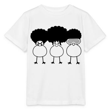 Funky Chicks - T-shirt bio MINI CREATOR Stanley/Stella Enfant - blanc - Devant - Maike (125cm)