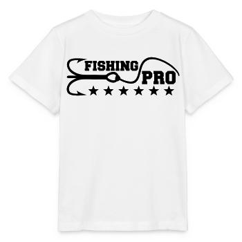 Fishing Pro - T-shirt bio MINI CREATOR Stanley/Stella Enfant - blanc - Devant - Maike (125cm)