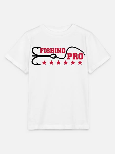 Fishing Pro - Stanley/Stella Kinder T-Shirt MINI CREATOR  - Weiß