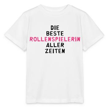 Rollenspieler Rollenspiel Spiel MMORPG Gaming Geek - Stanley/Stella Kinder T-Shirt MINI CREATOR  - Weiß - Vorne - Maike (125cm)
