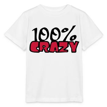 confus 100 cent pour cent texte de bande dessinée - T-shirt bio MINI CREATOR Stanley/Stella Enfant - blanc - Devant - Maike (125cm)